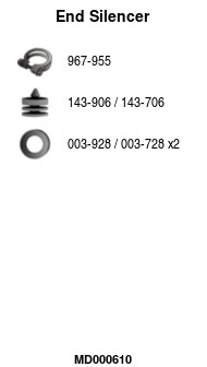 Rear Muffler (MD000610)