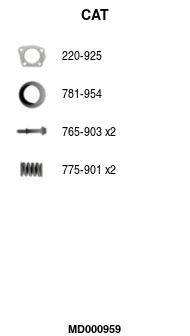 Catalytic Converter (MD000959)