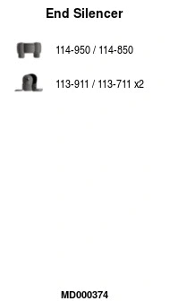 Rear Muffler (MD000374)