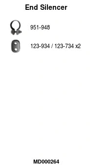 Rear Muffler (MD000264)