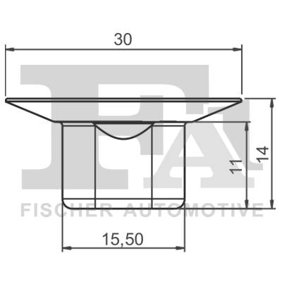 Clip, trim/protection strip (22-10011.25)