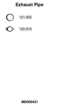Exhaust Pipe (MD000431)