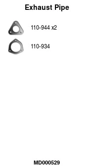 Exhaust Pipe (MD000529)