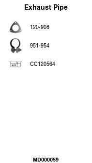 Exhaust Pipe (MD000059)