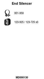 Rear Muffler (MD000130)