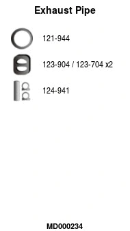 Exhaust Pipe (MD000234)