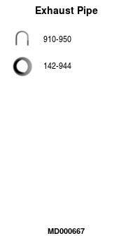 Exhaust Pipe (MD000667)