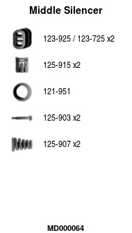 Centre Muffler (MD000064)