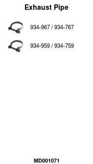 Exhaust Pipe (MD001071)