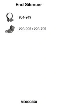 Rear Muffler (MD000558)