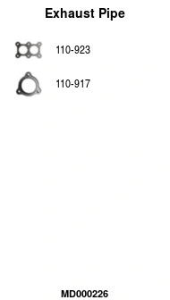 Exhaust Pipe (MD000226)