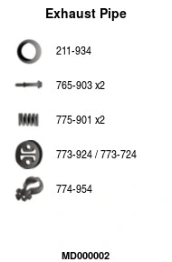 Exhaust Pipe (MD000002)