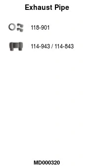 Exhaust Pipe (MD000320)