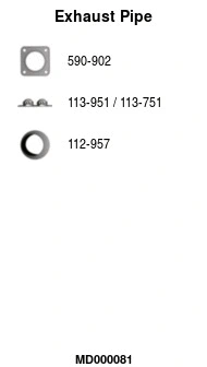 Exhaust Pipe (MD000081)
