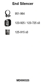 Rear Muffler (MD000325)