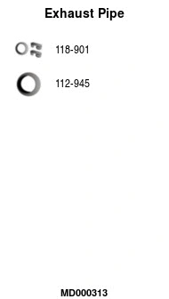 Exhaust Pipe (MD000313)