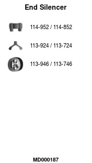 Rear Muffler (MD000187)