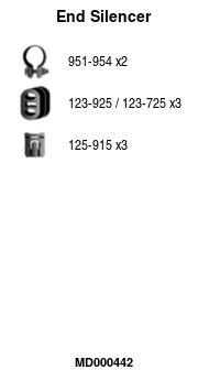 Rear Muffler (MD000442)