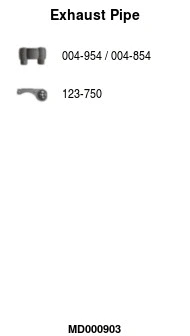 Exhaust Pipe (MD000903)