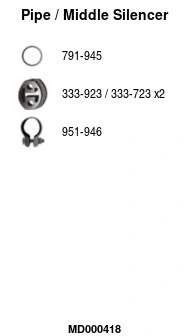 Exhaust Pipe (MD000418)