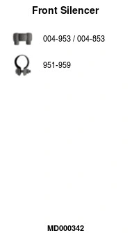 Front Muffler (MD000342)