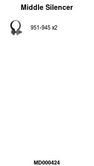 Centre Muffler (MD000424)