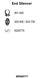 Rear Muffler (MD000771)