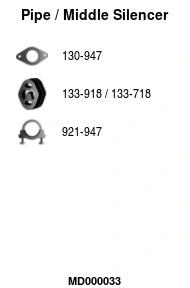 Centre Muffler (MD000033)