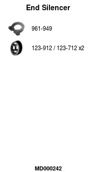 Rear Muffler (MD000242)