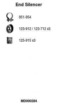 Rear Muffler (MD000284)