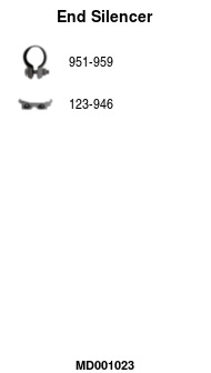 Rear Muffler (MD001023)