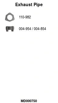 Exhaust Pipe (MD000750)