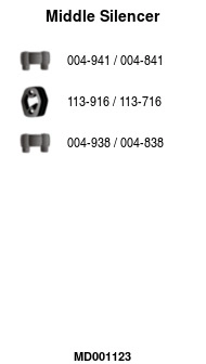 Centre Muffler (MD001123)