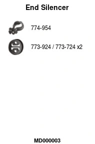 Rear Muffler (MD000003)