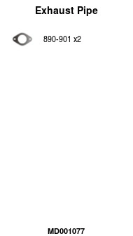 Exhaust Pipe (MD001077)