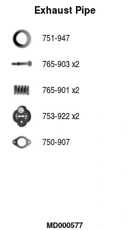 Exhaust Pipe (MD000577)