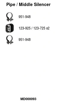 Centre Muffler (MD000093)