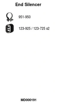 Rear Muffler (MD000191)