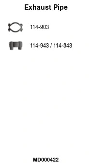 Exhaust Pipe (MD000422)