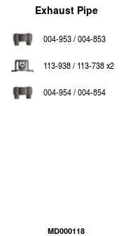 Exhaust Pipe (MD000118)