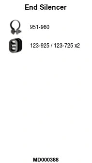 Rear Muffler (MD000388)