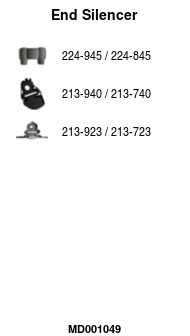 Rear Muffler (MD001049)