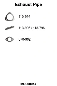 Exhaust Pipe (MD000014)