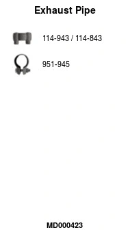 Exhaust Pipe (MD000423)