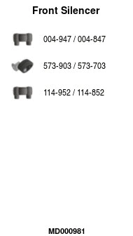 Front Muffler (MD000981)