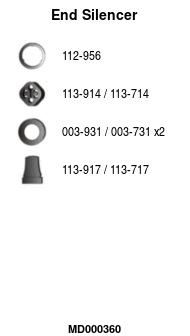 Rear Muffler (MD000360)