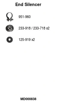 Rear Muffler (MD000838)