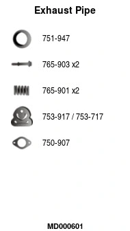 Exhaust Pipe (MD000601)