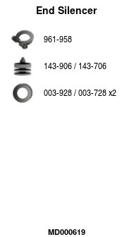 Rear Muffler (MD000619)