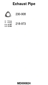 Exhaust Pipe (MD000824)